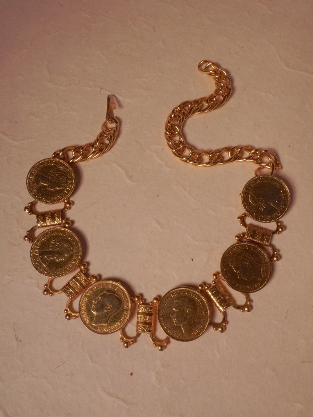 62. Vintage Coin Choker/Necklace